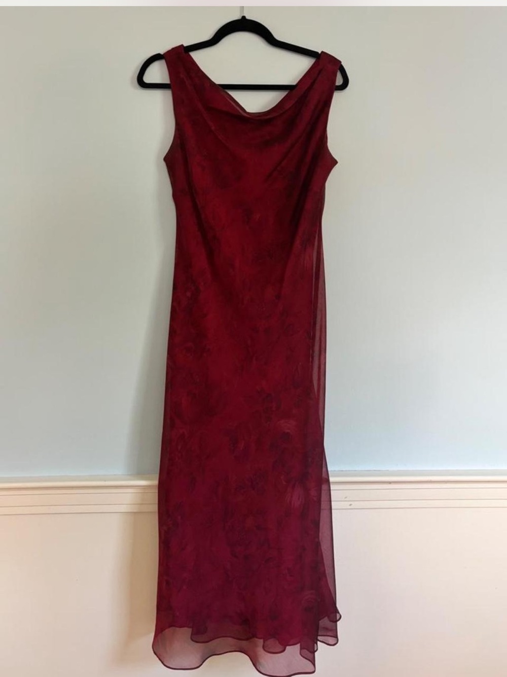 Vintage Talbots Elegant Red Dress